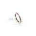 Handmade Ring Band 925 Sterling Silver Natural Red Ruby Gem Stones - 01
